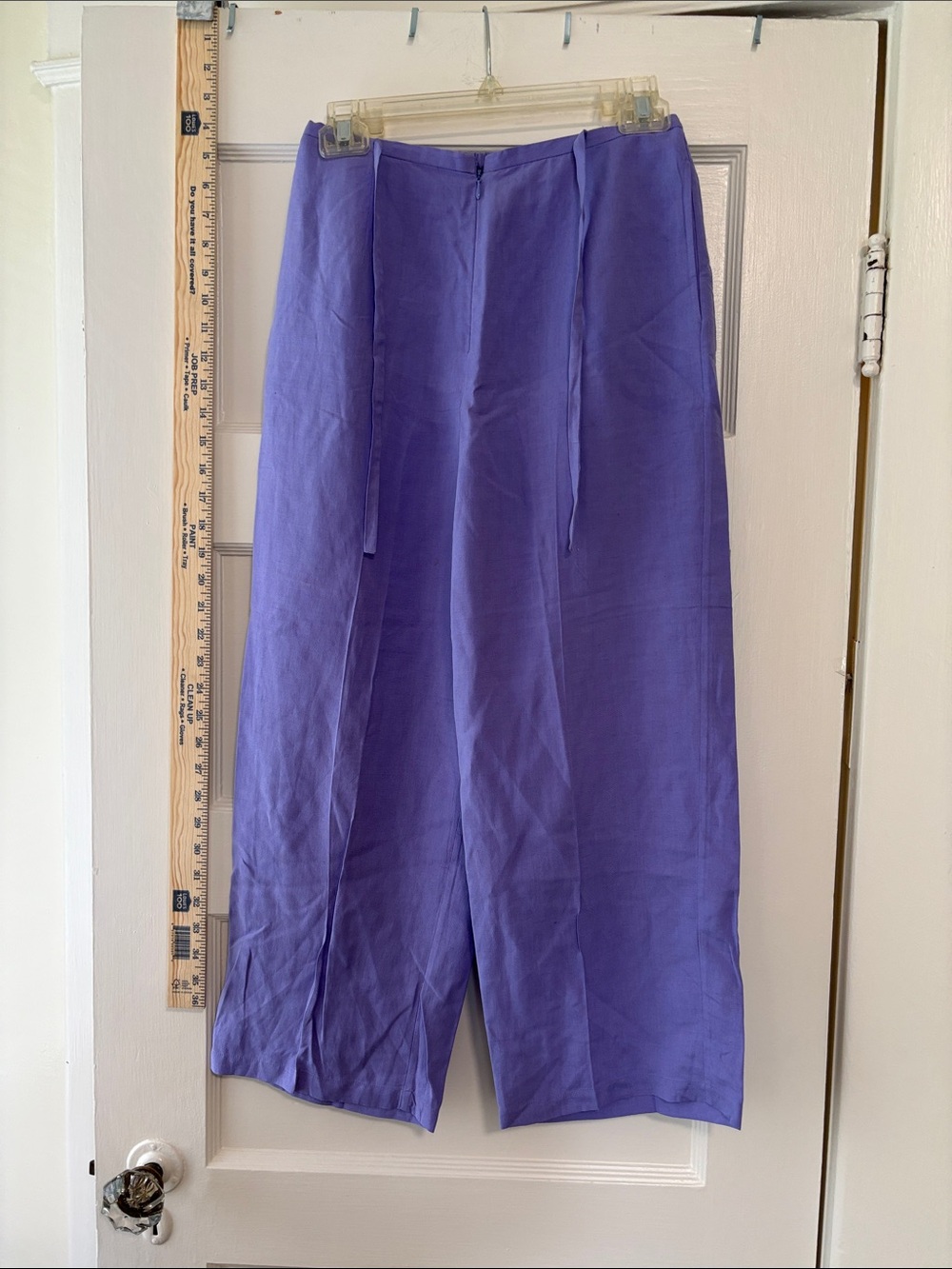 Nexx Lavender Petite Small Silk Linen Blend Pants
